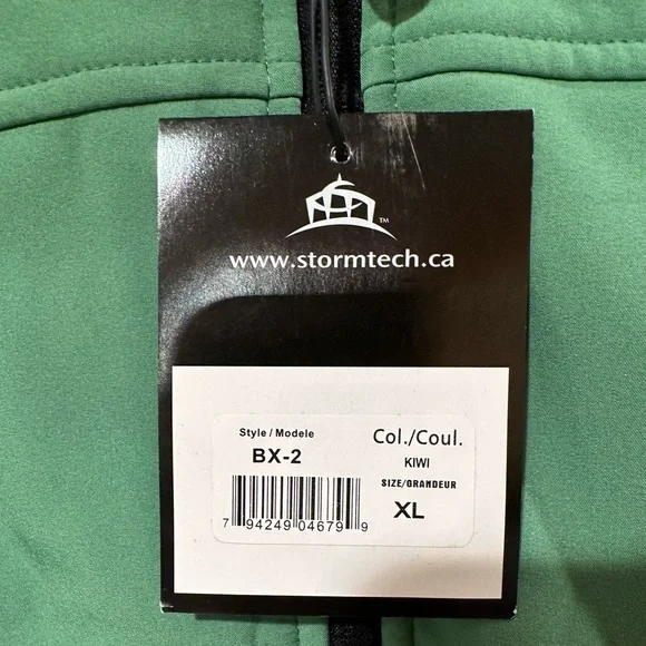 NWT!! Storm-tech green jacket men’s size XL - Picture 4 of 5